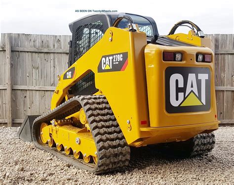 Cat 279c Track Skid steer Enclosed HEAT/AC 2 Speed 